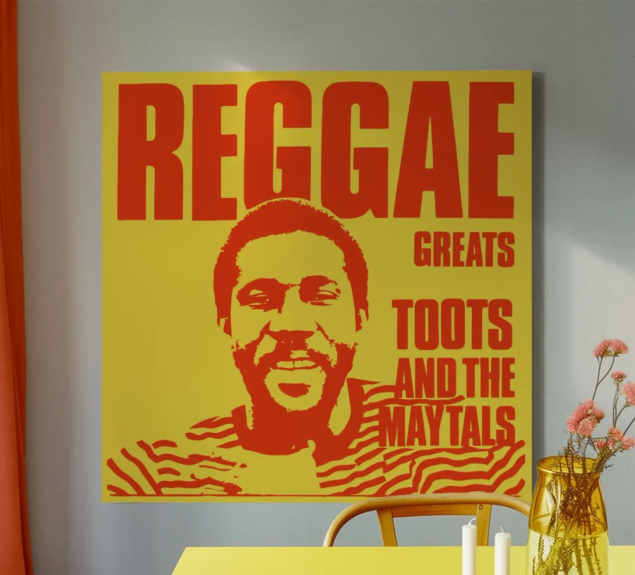Toots and the Maytals - Reggae Greats tela con Cornice a cassetta da Aranduts