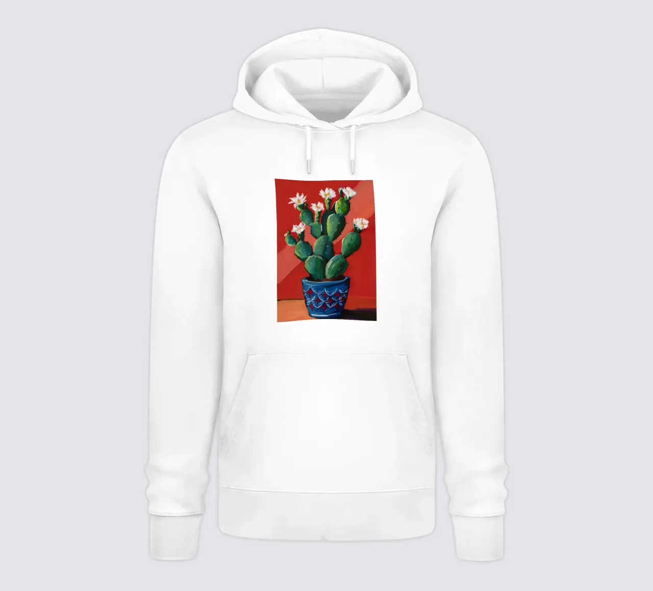 L'audacia della fioritura dei cactus felpa con cappuccio da Chroma Haven