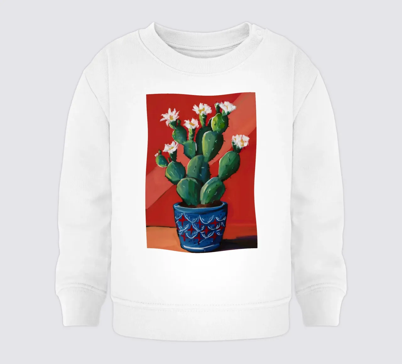 L'audacia della fioritura dei cactus felpa neonato da Chroma Haven