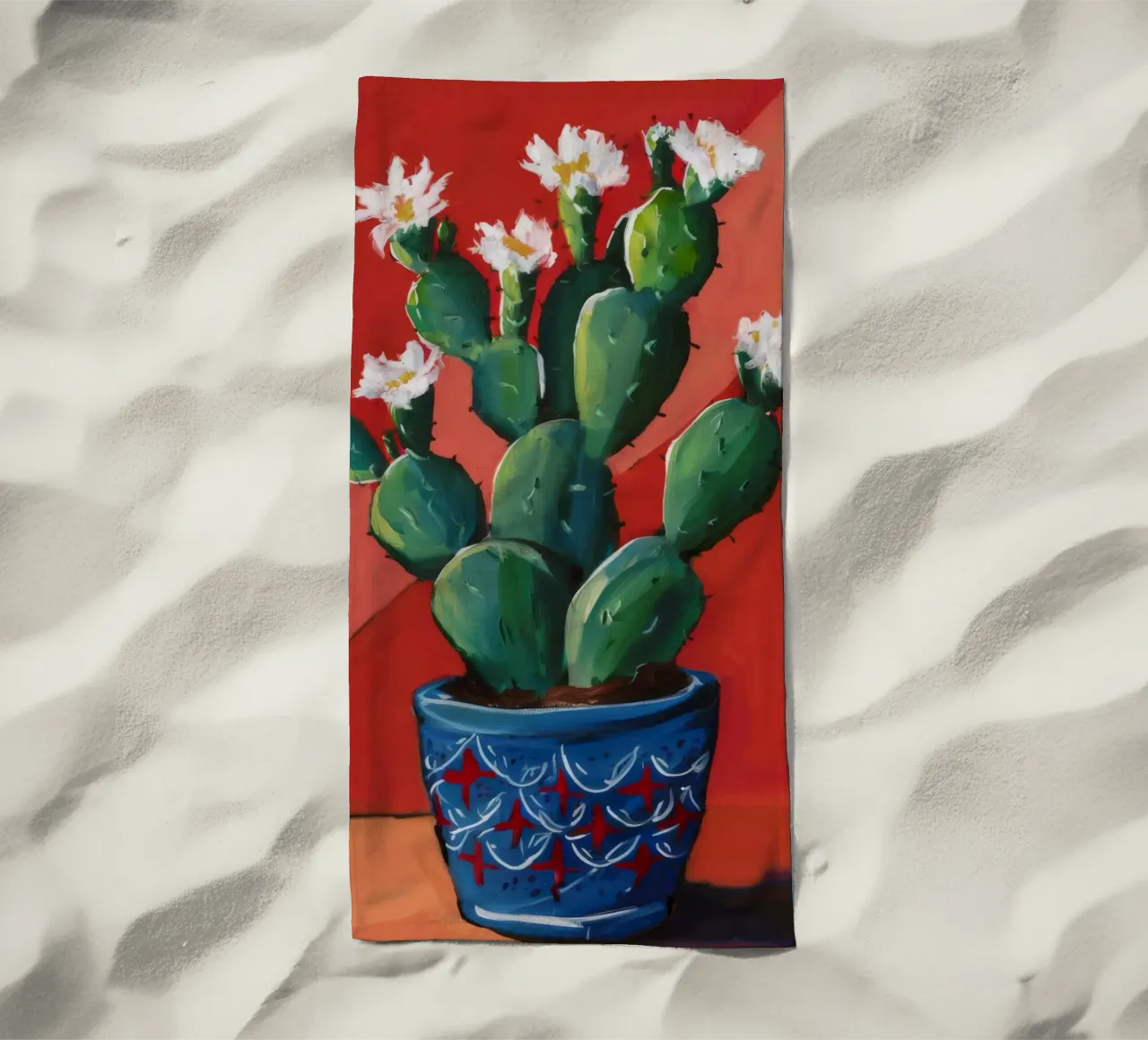 L'audacia della fioritura dei cactus telo mare da Chroma Haven
