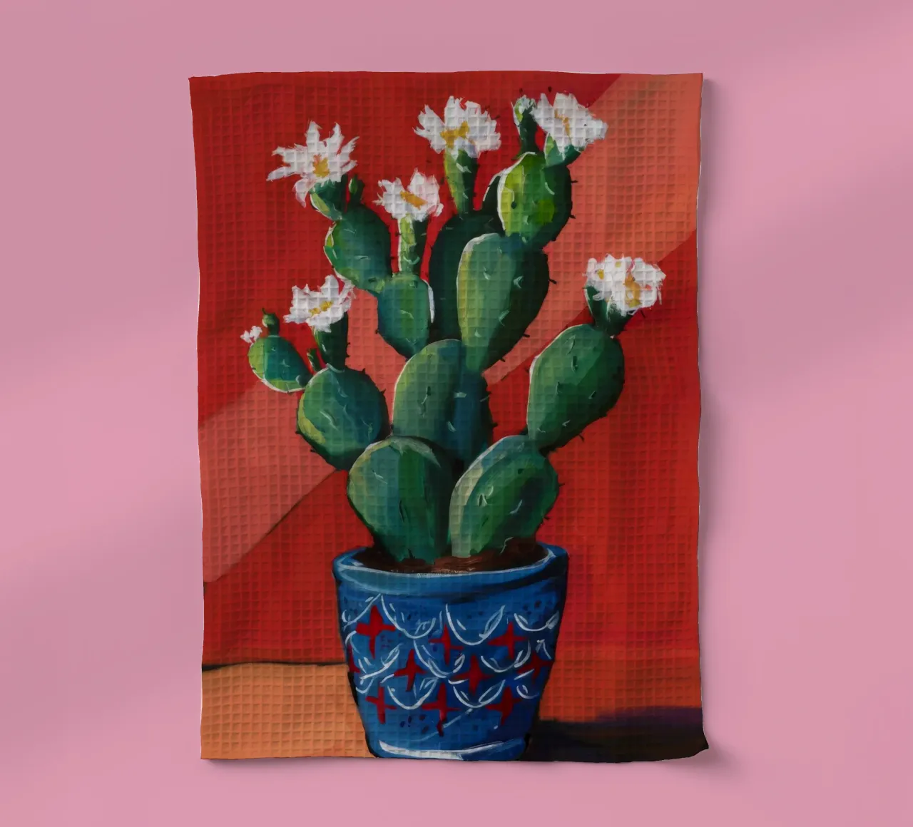 L'audacia della fioritura dei cactus canovaccio da cucina da Chroma Haven