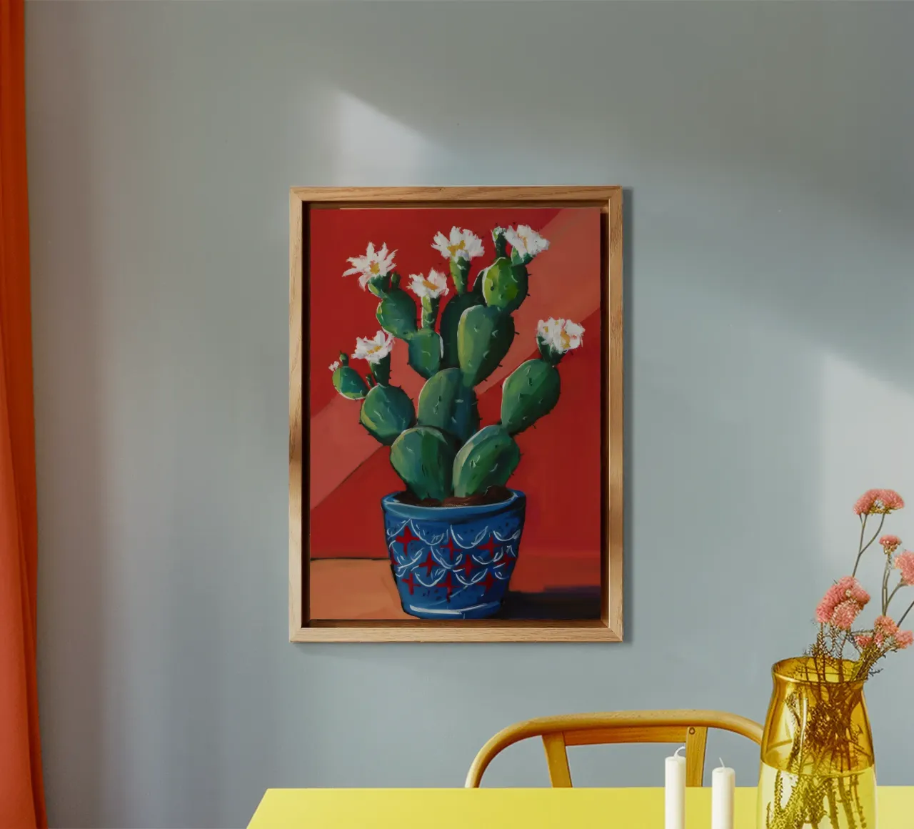 L'audacia della fioritura dei cactus alluminio dibond da Chroma Haven
