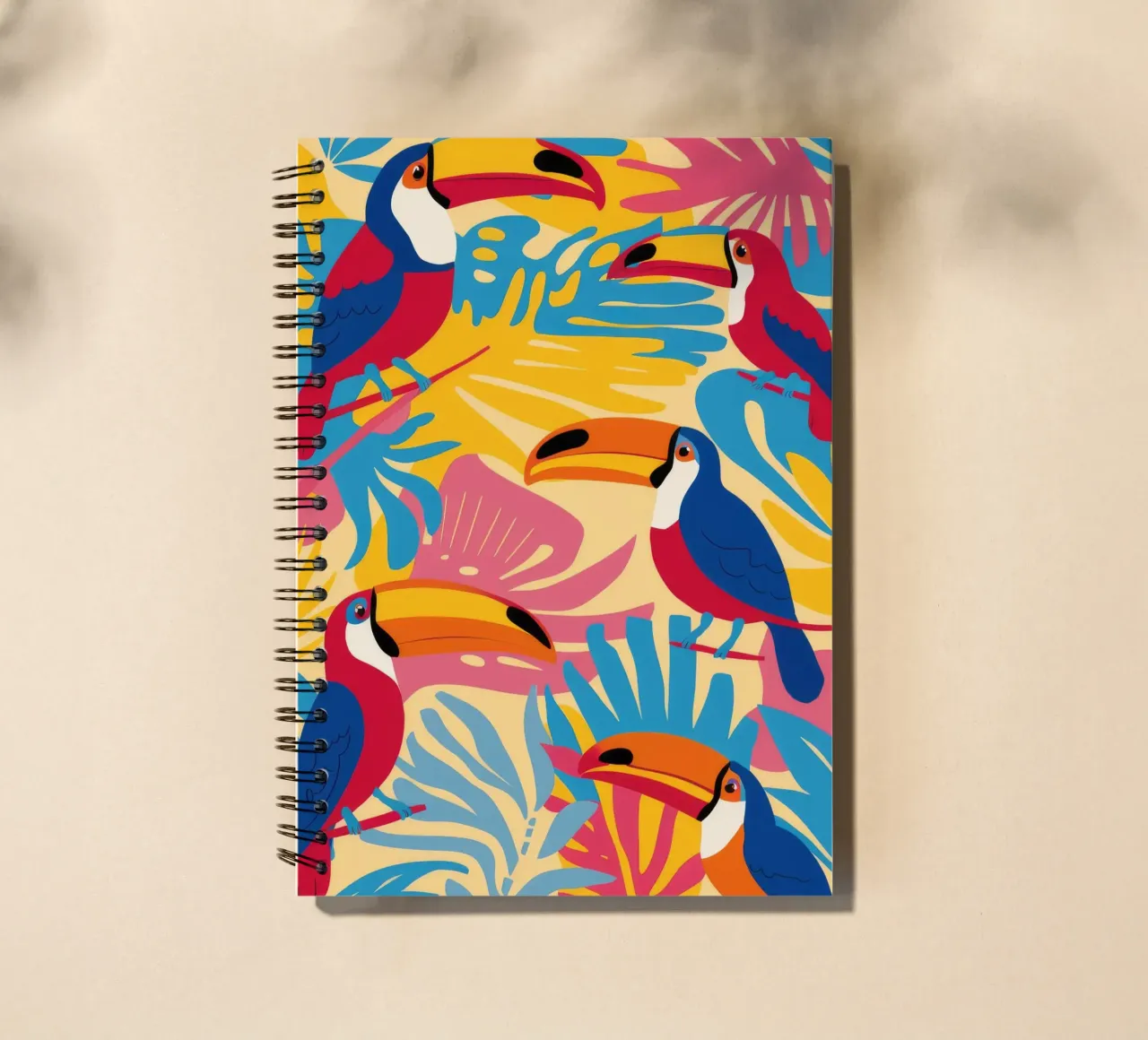 Toucan Jungle Gathering spiral notebook by Haven Mirage