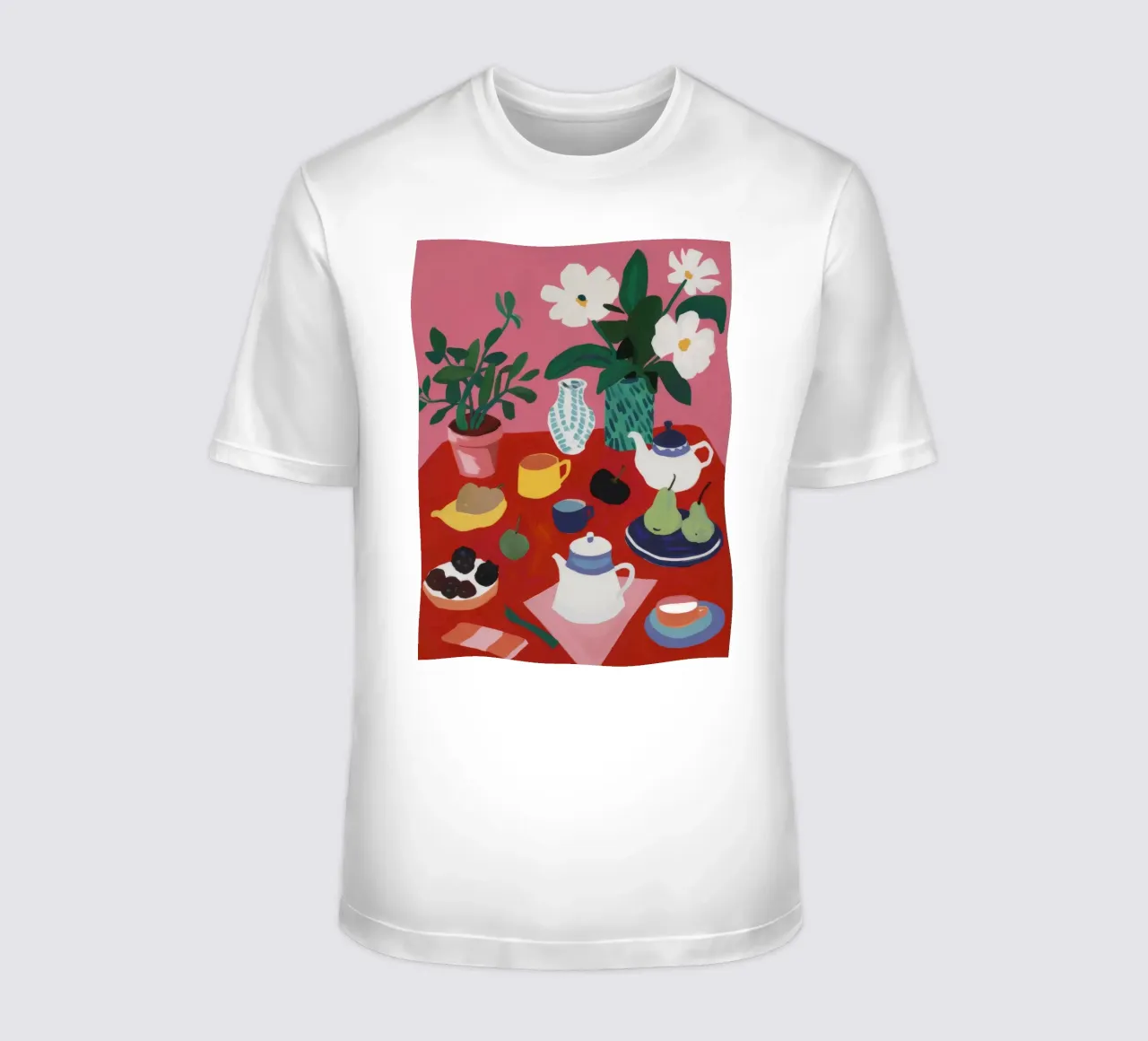 Tranquillità all'ora del tè t-shirt da Haven Mirage