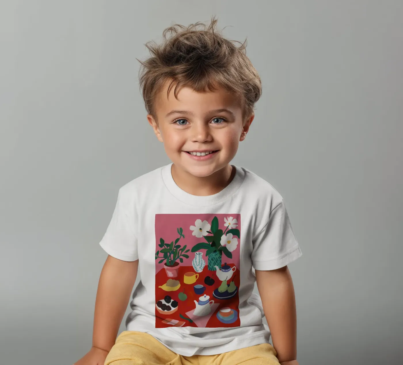 Tea Time Tranquility Kinder T-Shirt von Haven Mirage