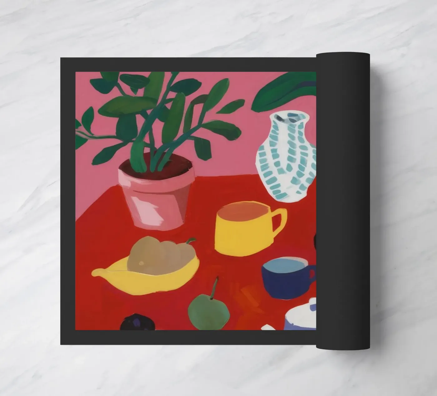 Tea Time Tranquility Fußmatte von Haven Mirage