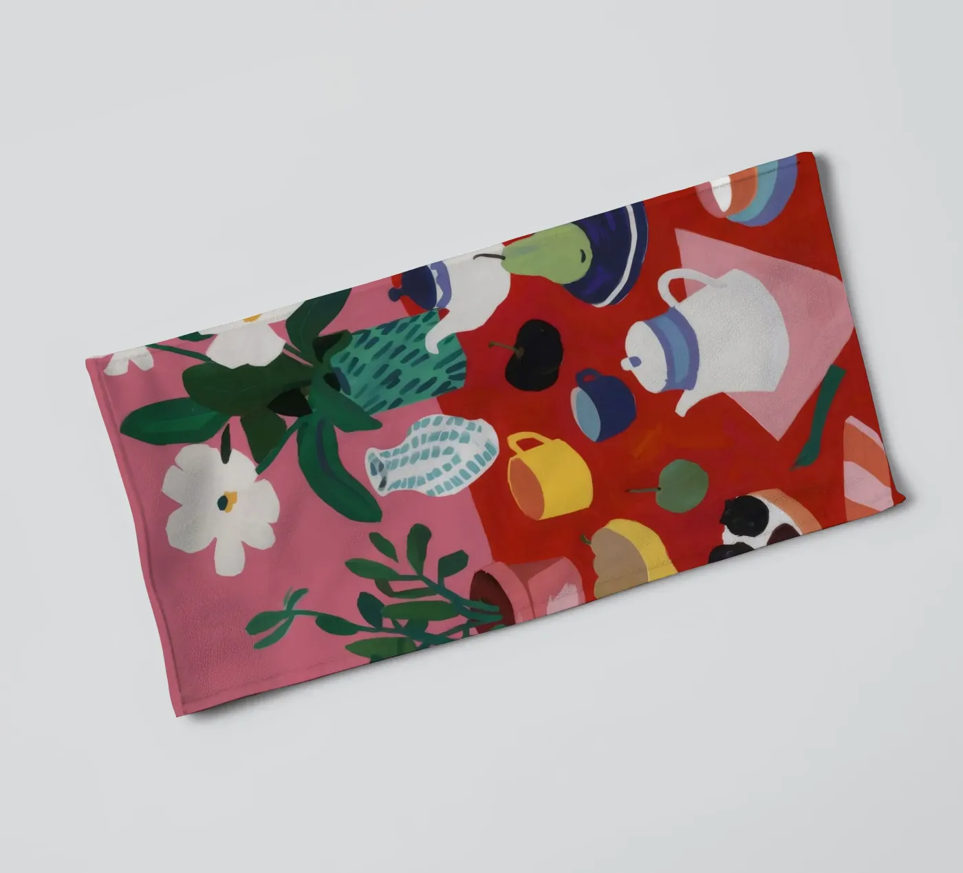 Tea Time Tranquility towel by Haven Mirage