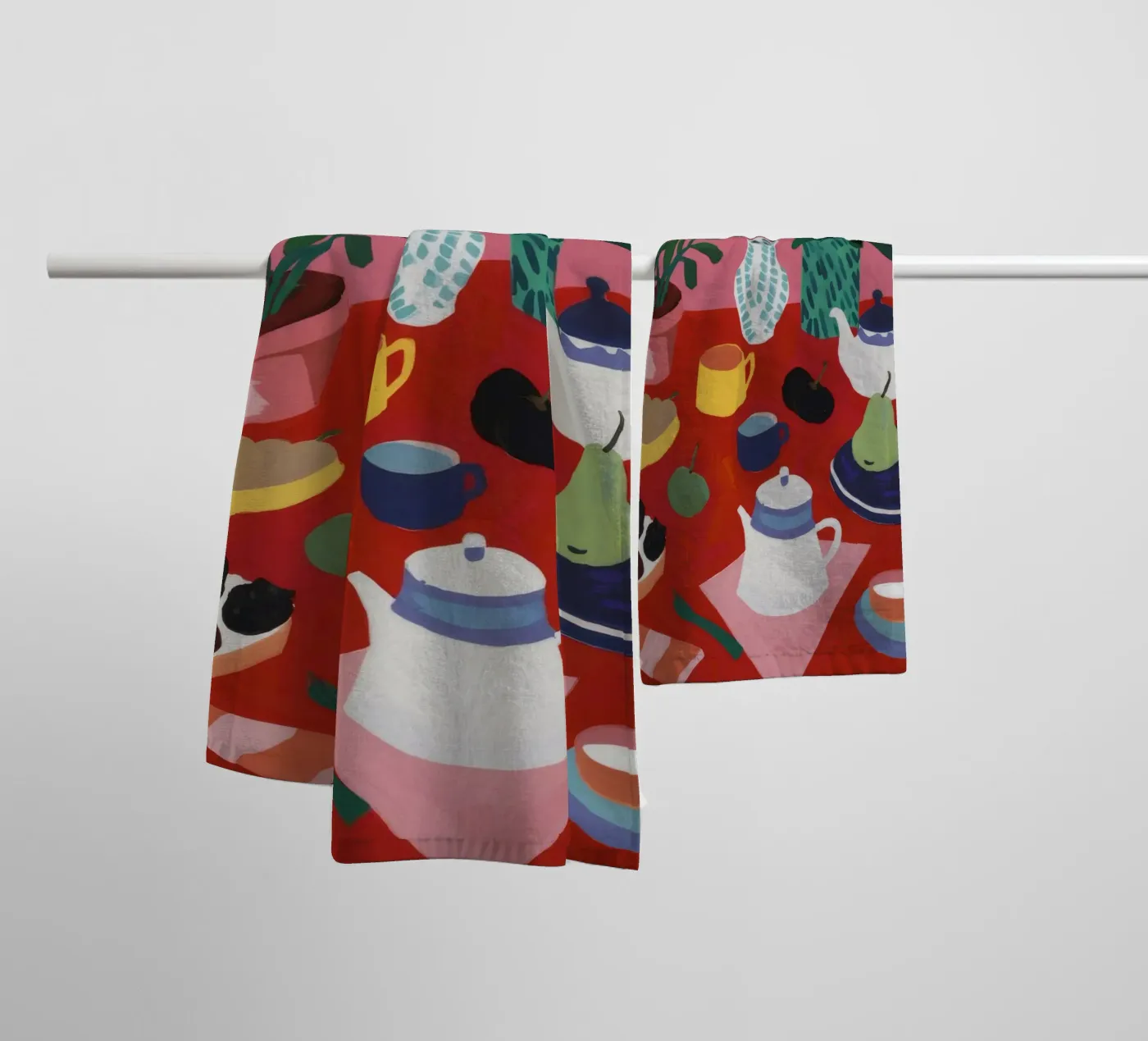 Tea Time Tranquility towel by Haven Mirage