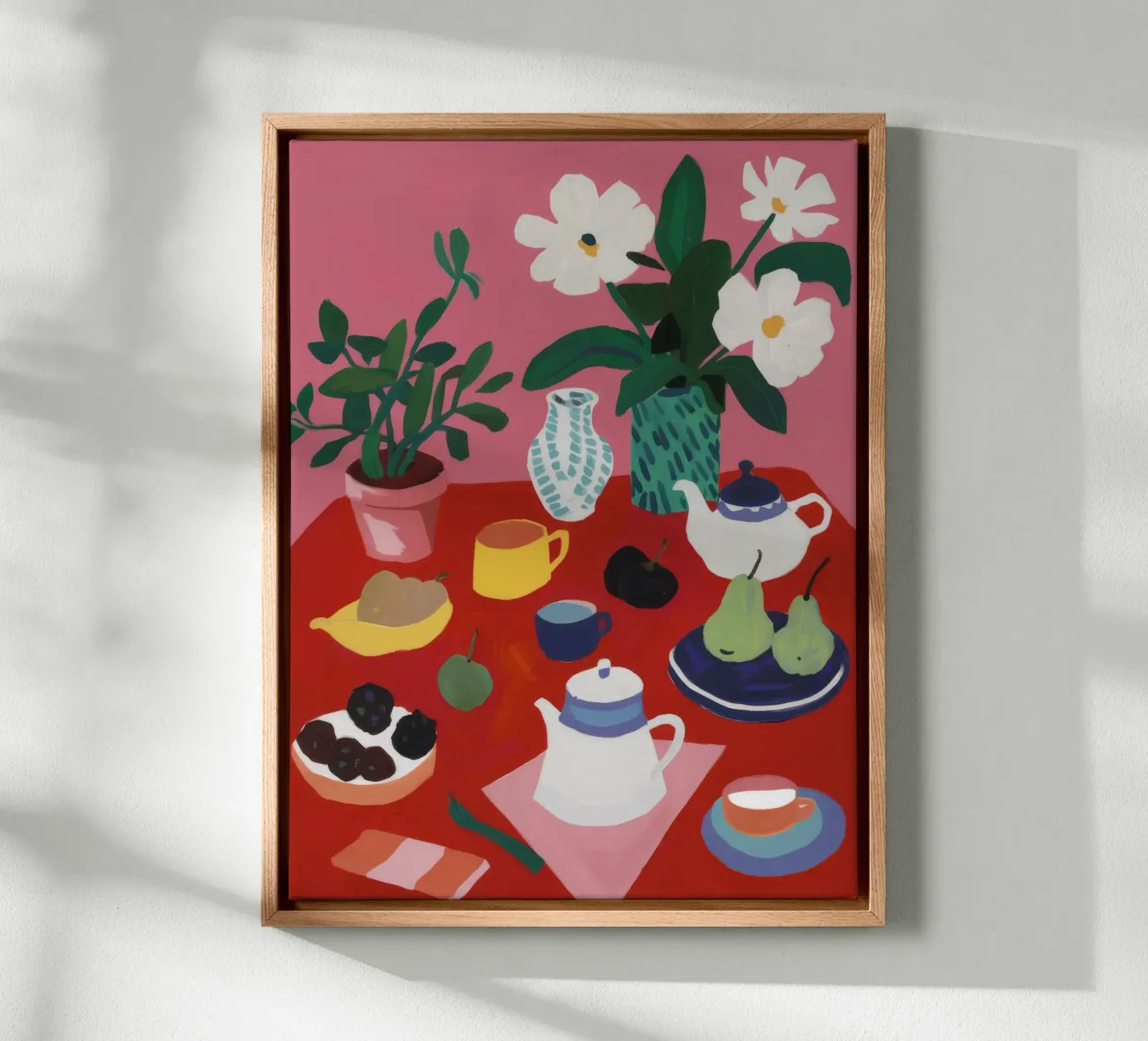 Tea Time Tranquility canvas by Haven Mirage