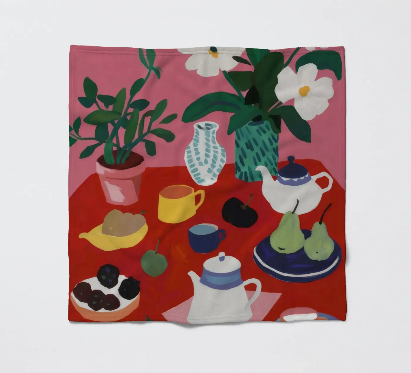 Tea Time Tranquility plaid polaire de Haven Mirage