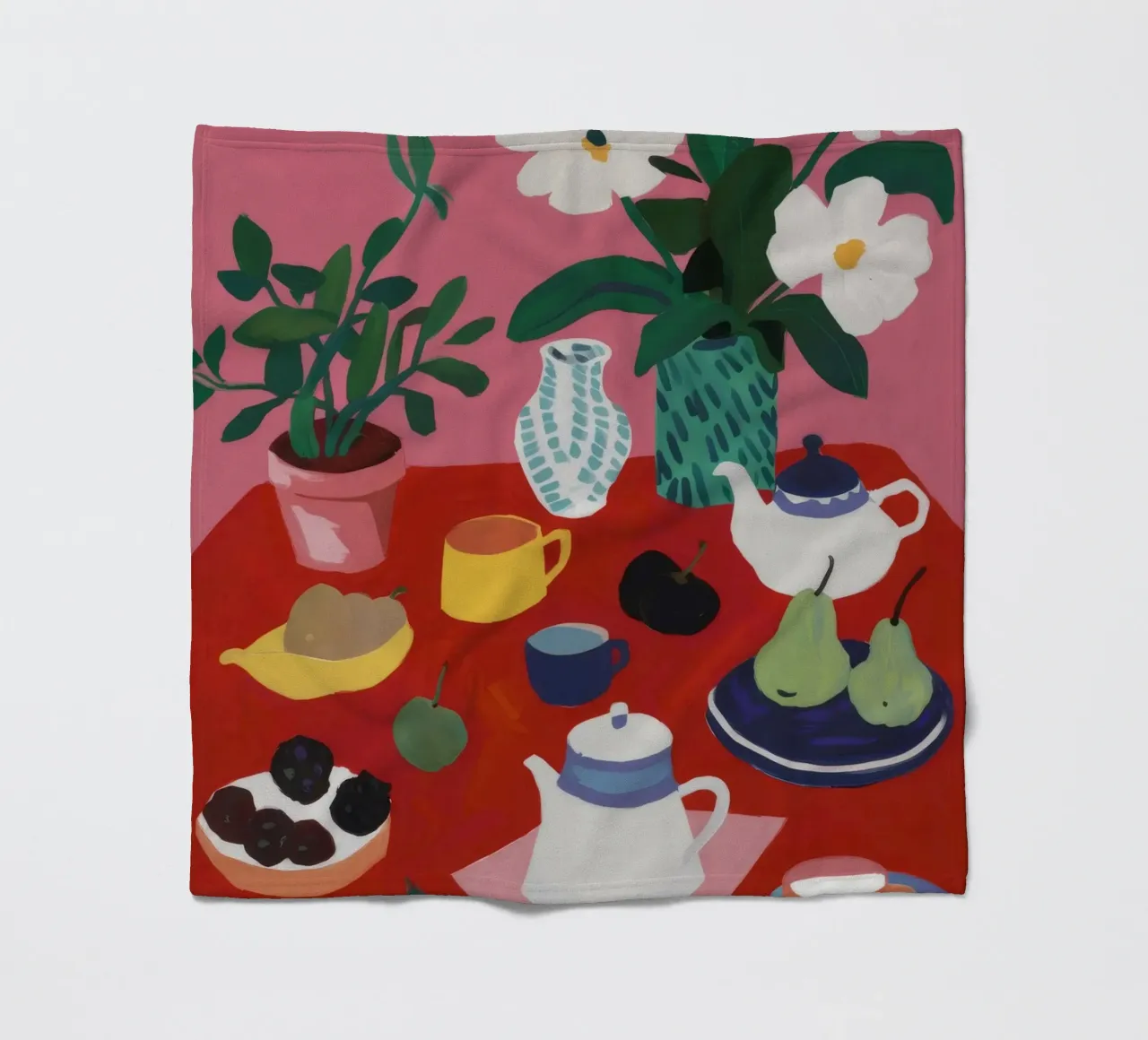 Tea Time Tranquility Fleecedecke von Haven Mirage