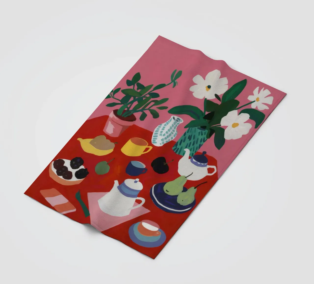 Tea Time Tranquility Fleecedecke von Haven Mirage