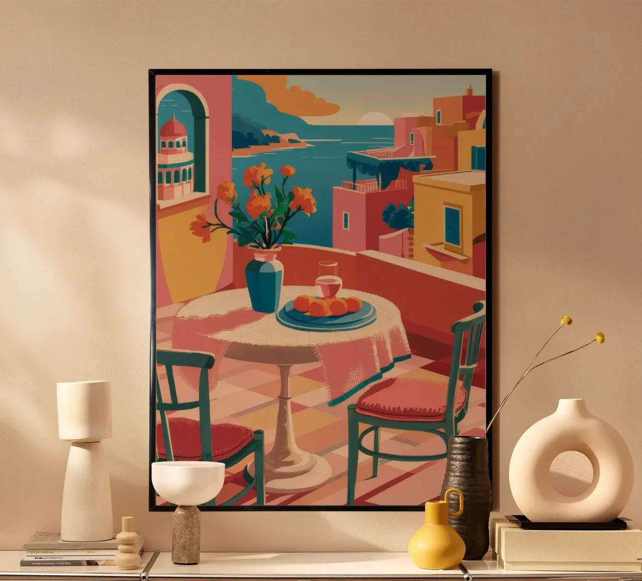 Terrazza Cafe Vista poster da Chroma Haven