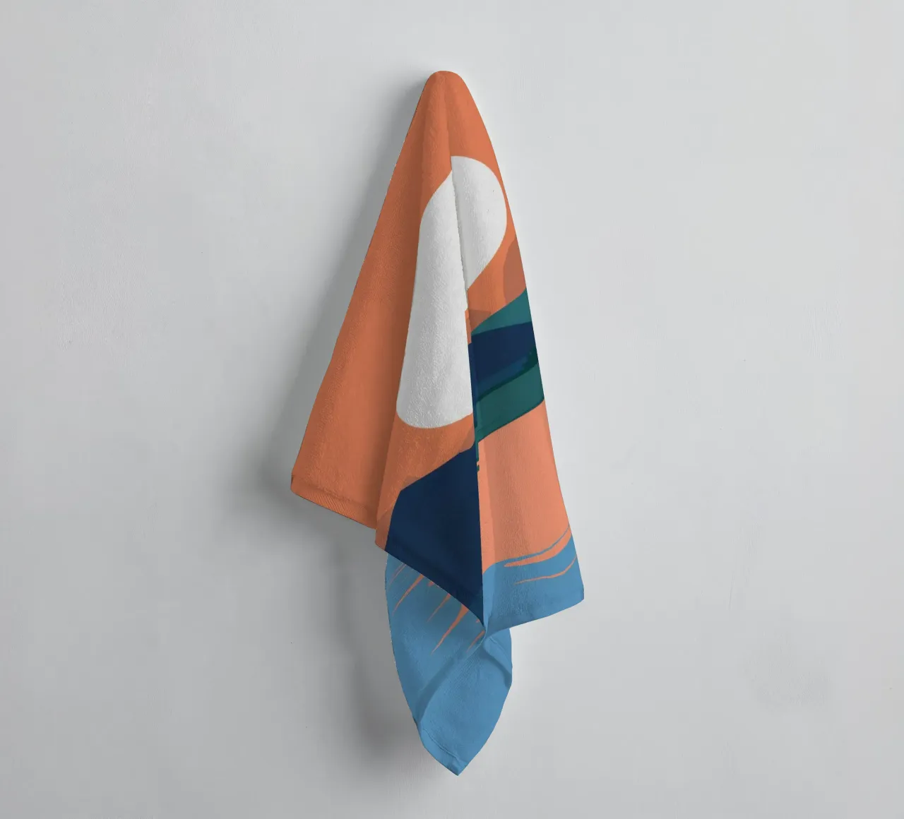 Schemering Meer Reflectie badhanddoek van Stone Patina