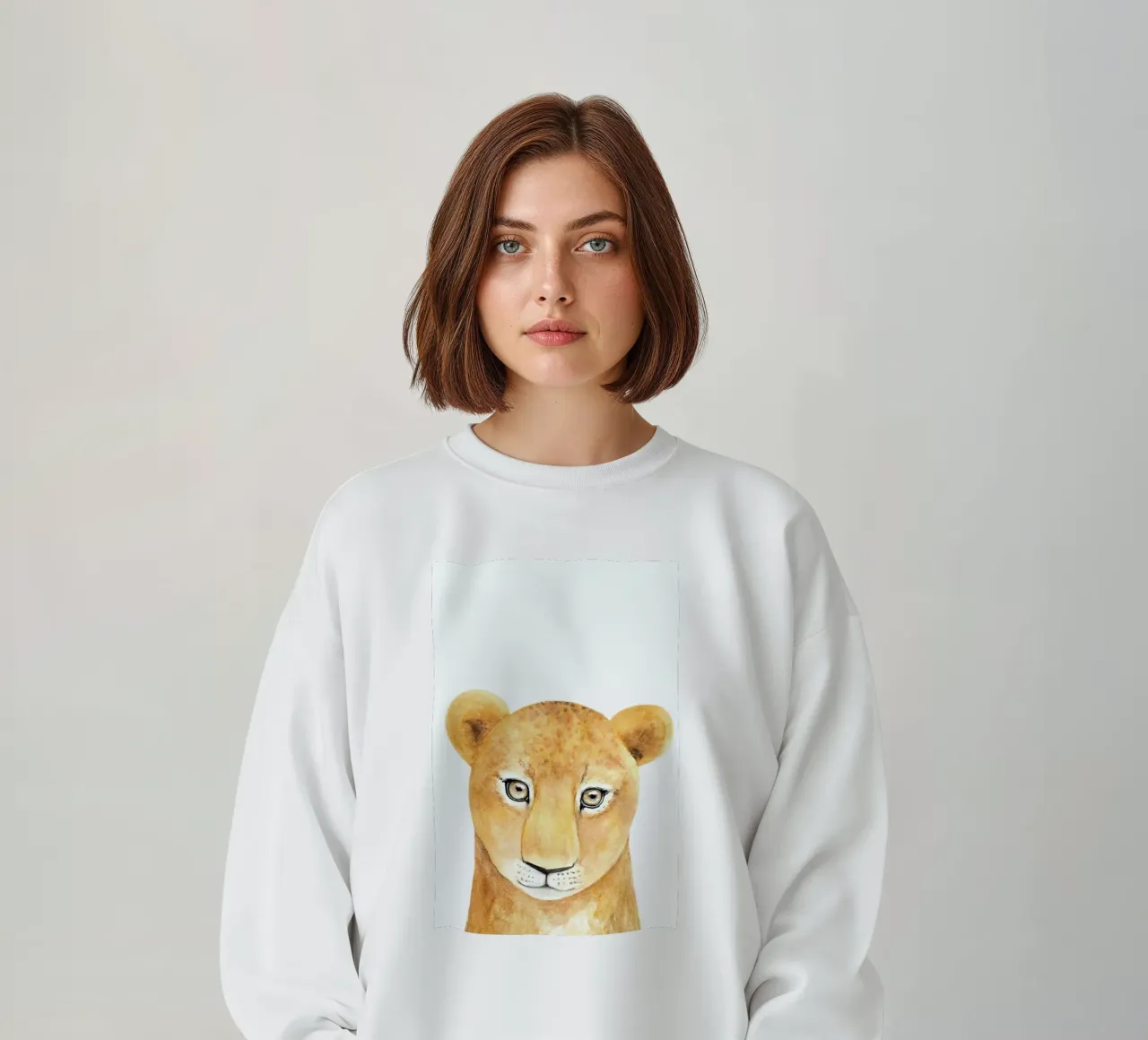 Simba The Lion felpa da Little Flourishes