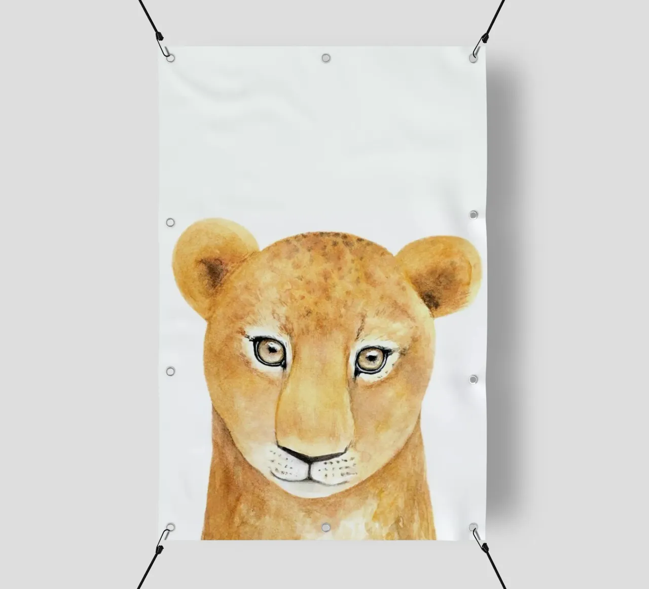 Simba The Lion telo in pvc da Little Flourishes