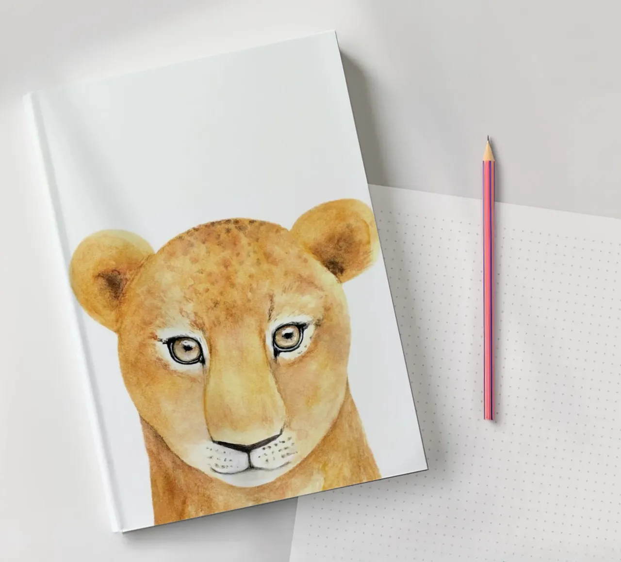 Simba The Lion notebook by Little Flourishes