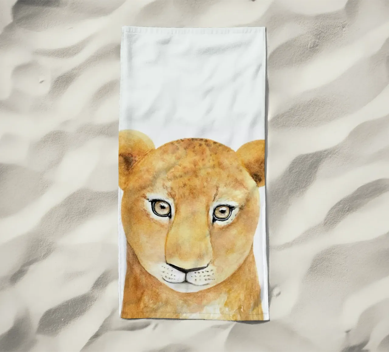 Simba The Lion telo mare da Little Flourishes