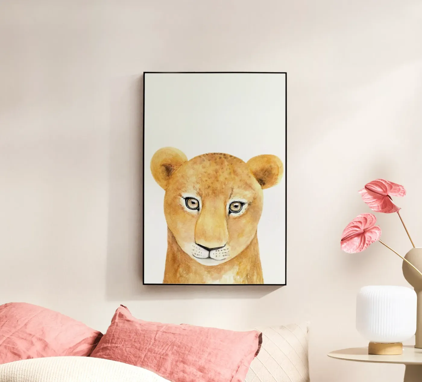 Simba The Lion plexiglass da Little Flourishes