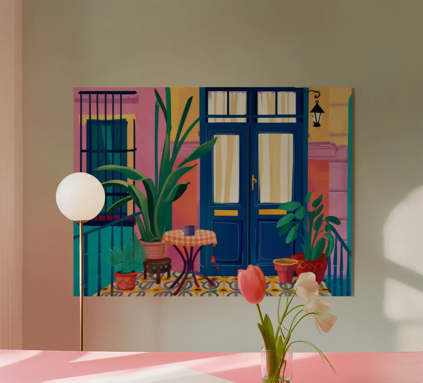 Piante da porta indaco plexiglass da Chroma Haven