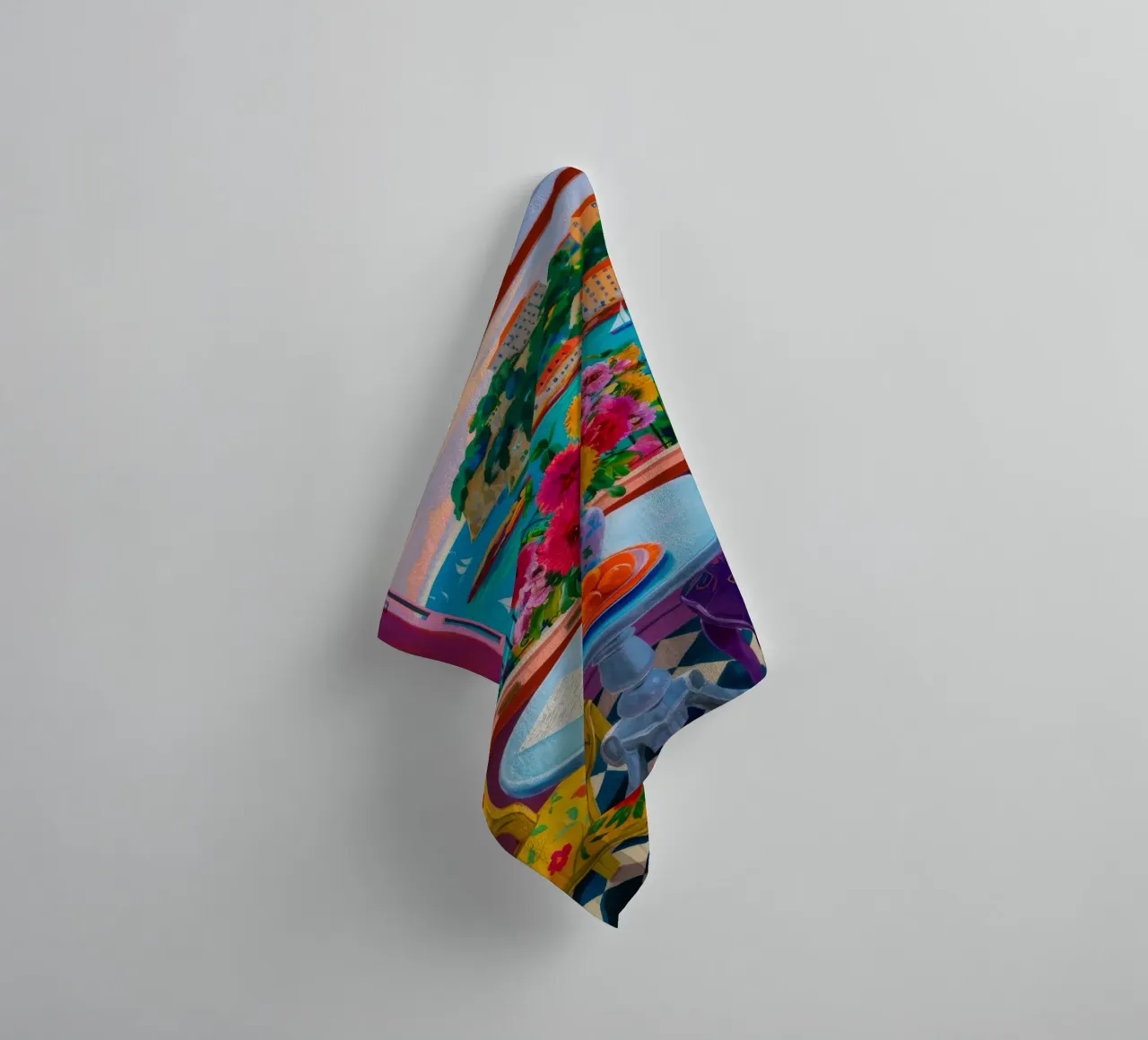 Window Feast Warmth towel by Haven Mirage