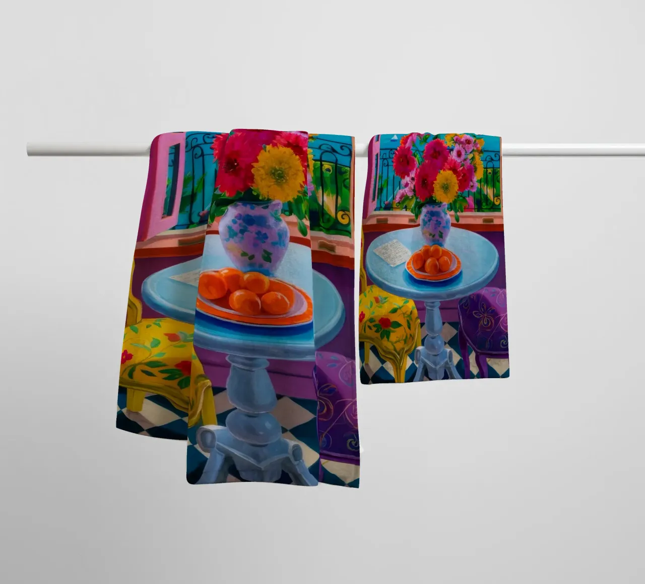 Window Feast Warmth towel by Haven Mirage