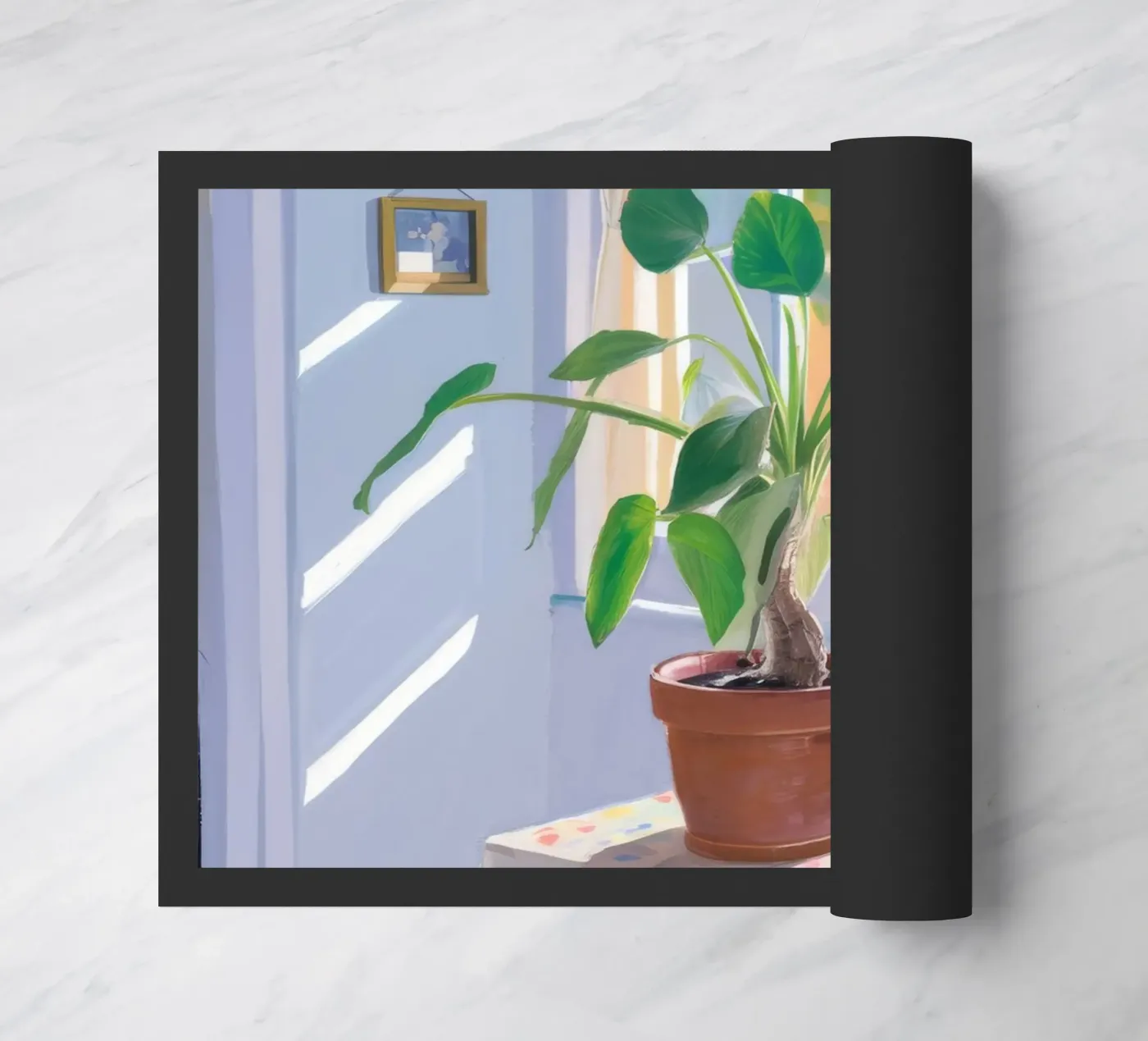 Sunlit Reading Nook doormat by Chroma Haven