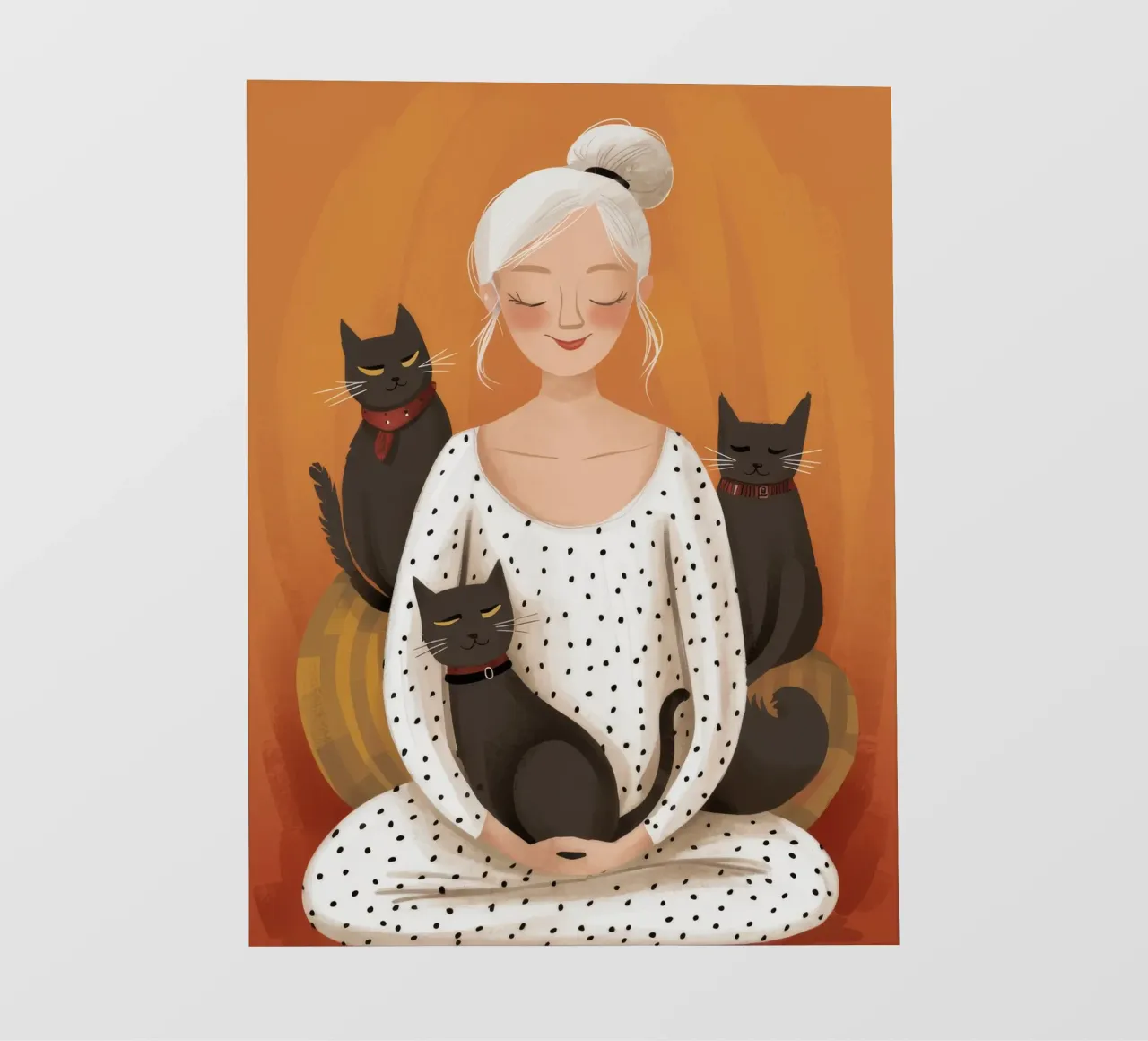Coccole serene per i gatti telo in pvc da Chroma Haven