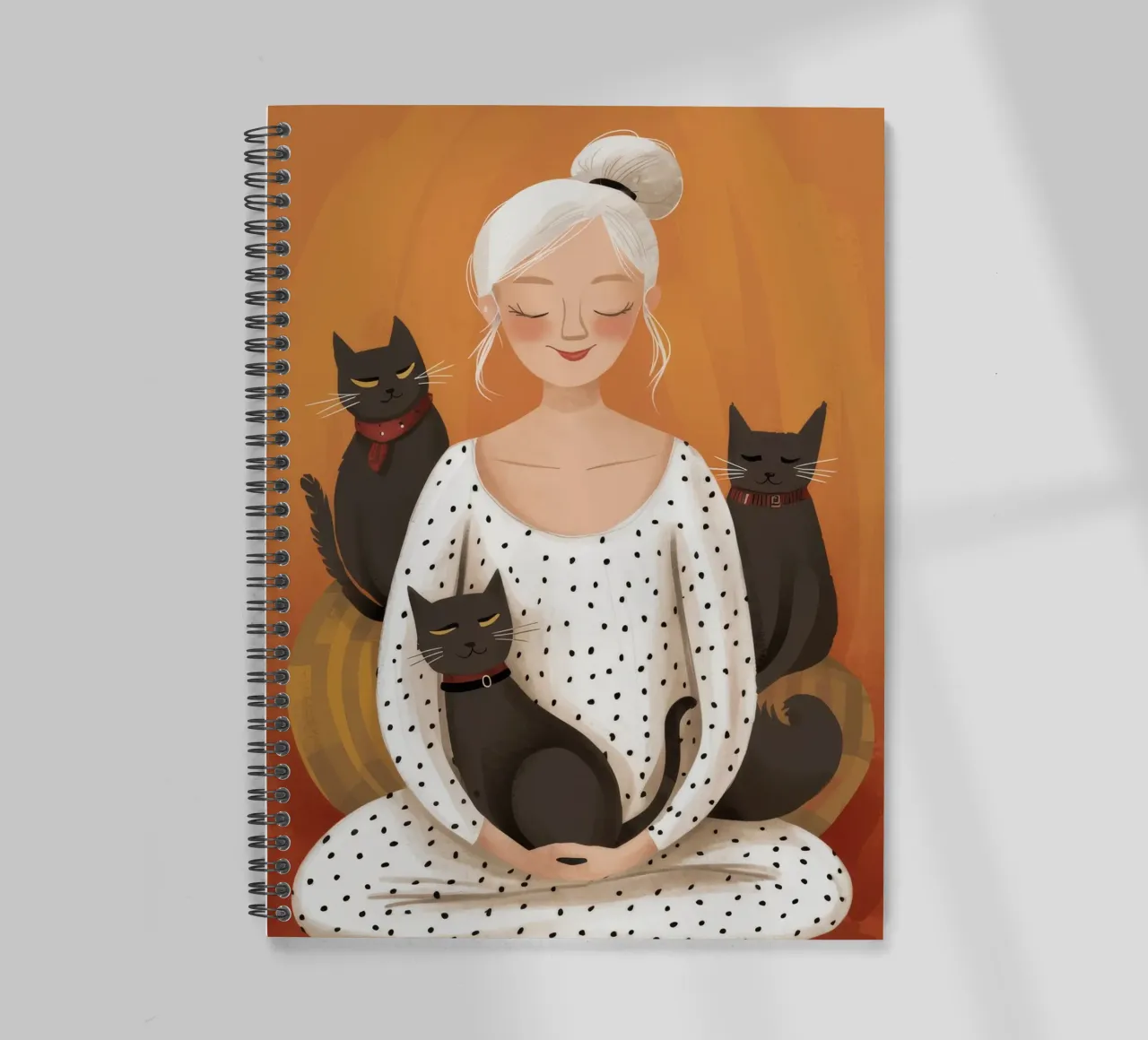 Gelassenes Kuscheln mit der Katze Ringbuch von Chroma Haven
