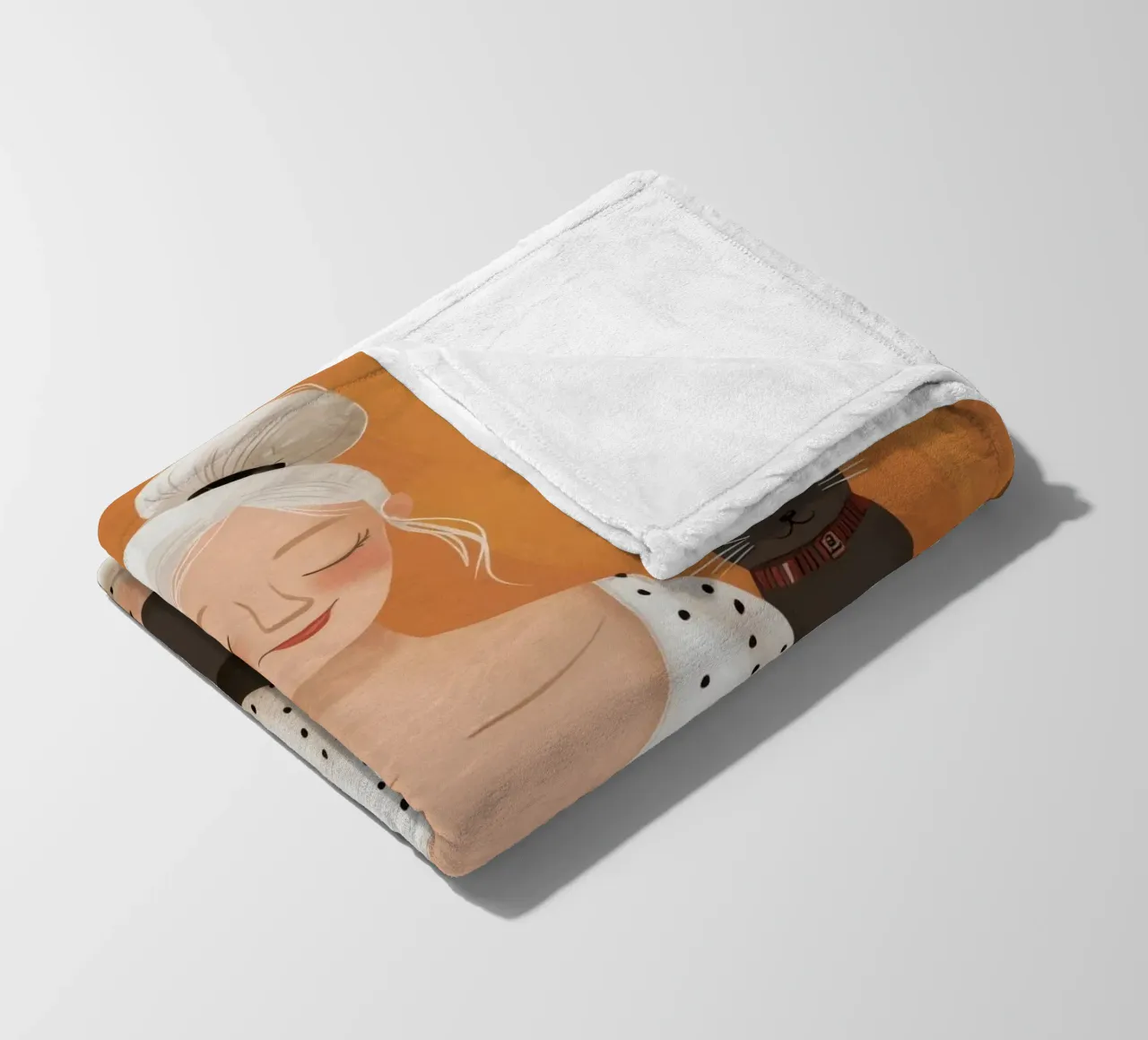 Coccole serene per i gatti coperta in pile da Chroma Haven