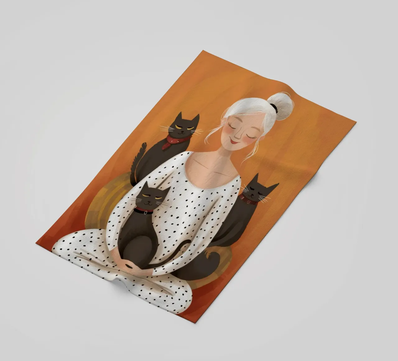 Coccole serene per i gatti telo mare da Chroma Haven