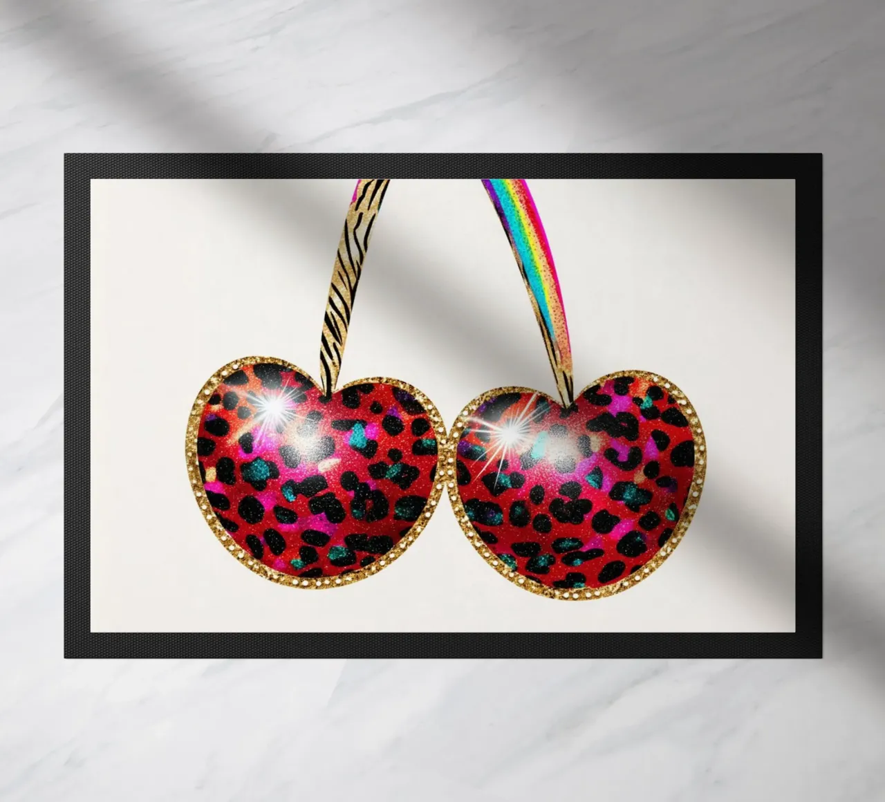 Ciliegie strass con leo zerbino da Carinaprint
