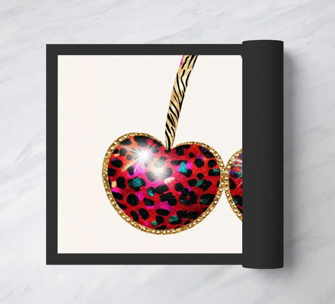 Ciliegie strass con leo zerbino da Carinaprint