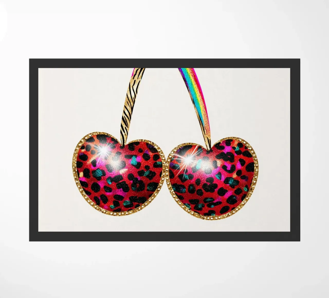 Ciliegie strass con leo zerbino da Carinaprint
