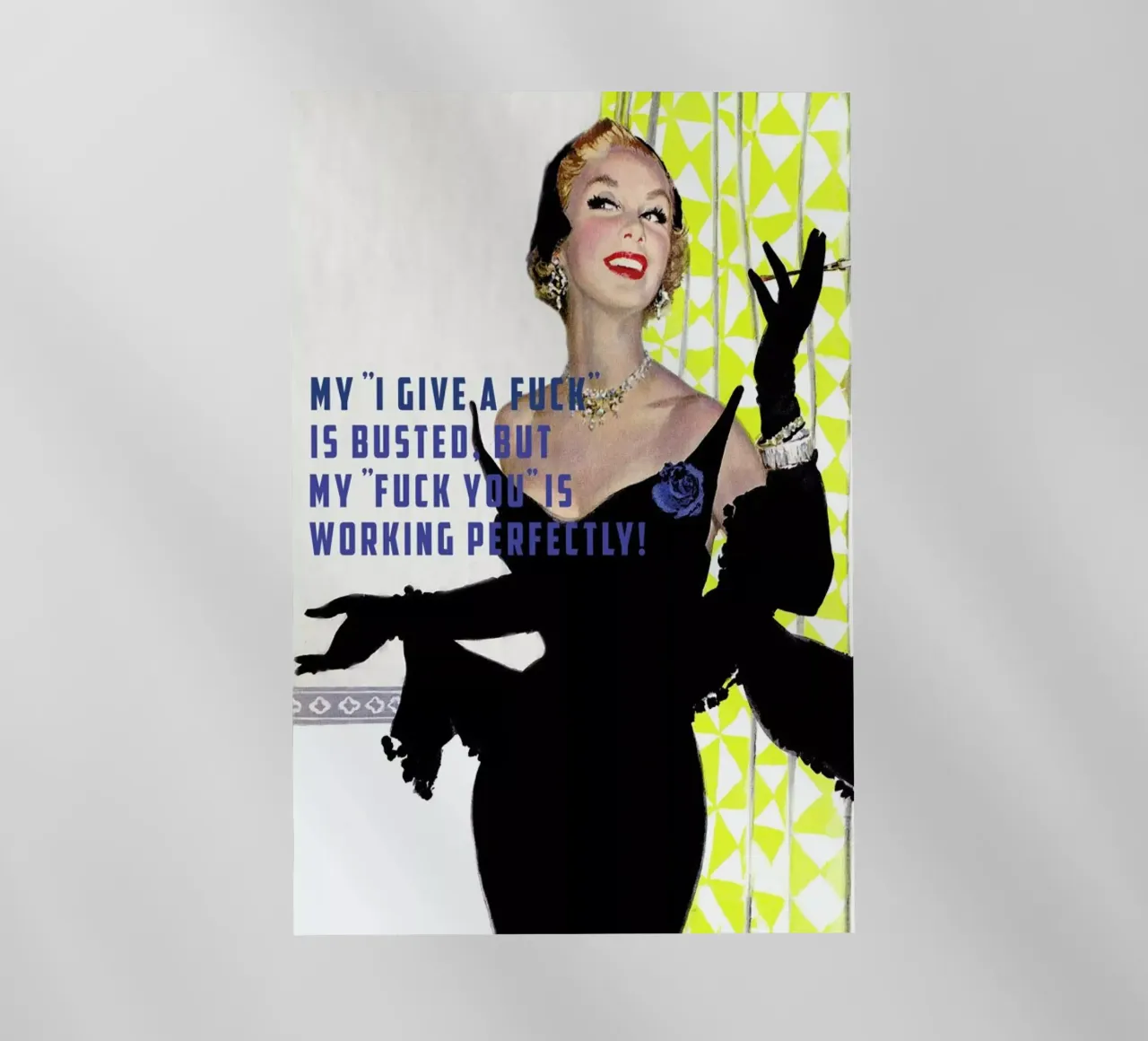 My "I Give A Fuck" Is Busted pellicola backlit da Gallery Print and Art Limited
