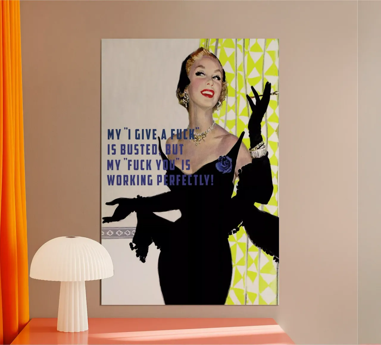 My "I Give A Fuck" Is Busted carta hahnemühle da Gallery Print and Art Limited
