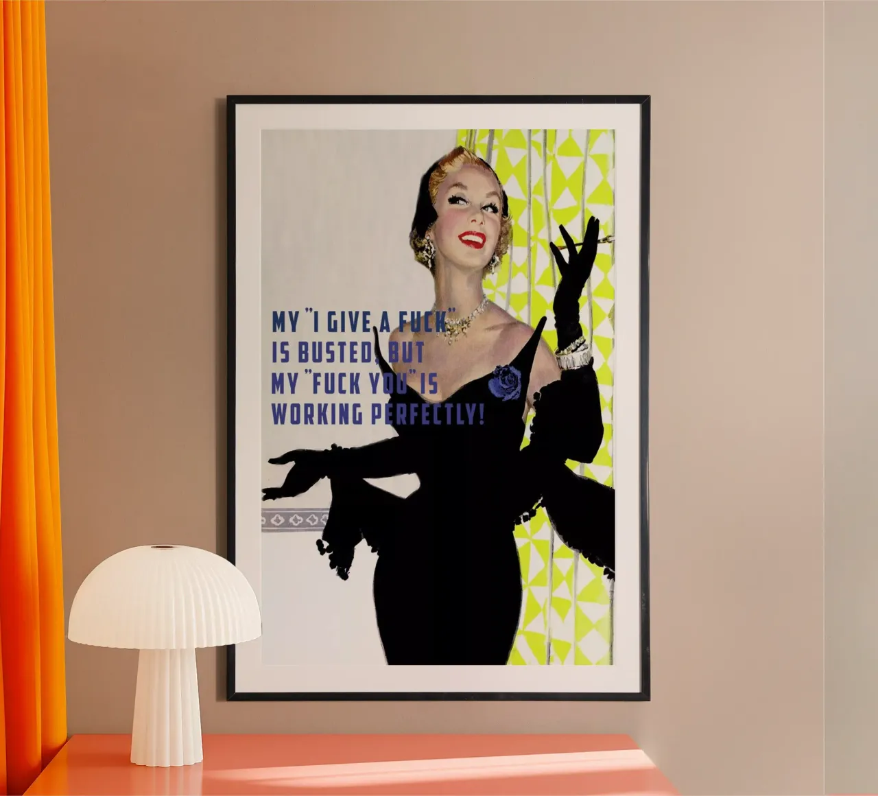 My "I Give A Fuck" Is Busted carta hahnemühle da Gallery Print and Art Limited