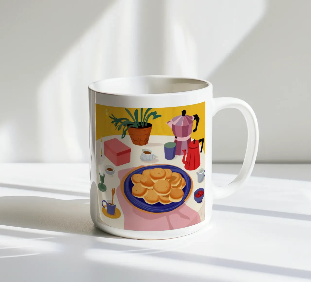 Rituale del caffè mattutino tazza in ceramica da Chroma Haven