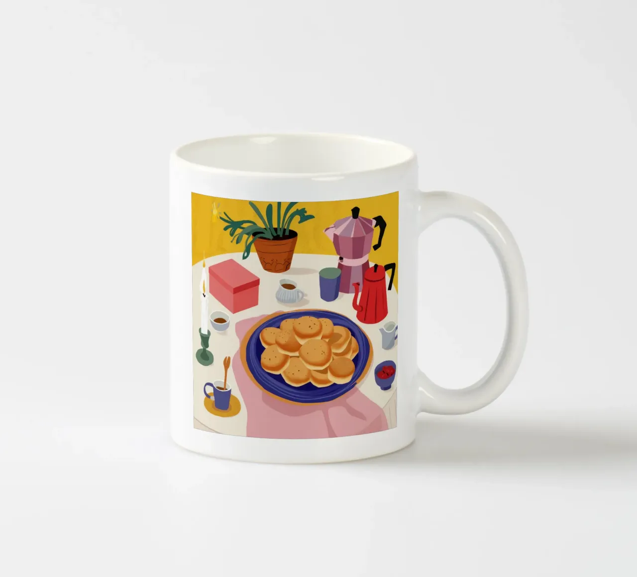 Rituale del caffè mattutino tazza in ceramica da Chroma Haven