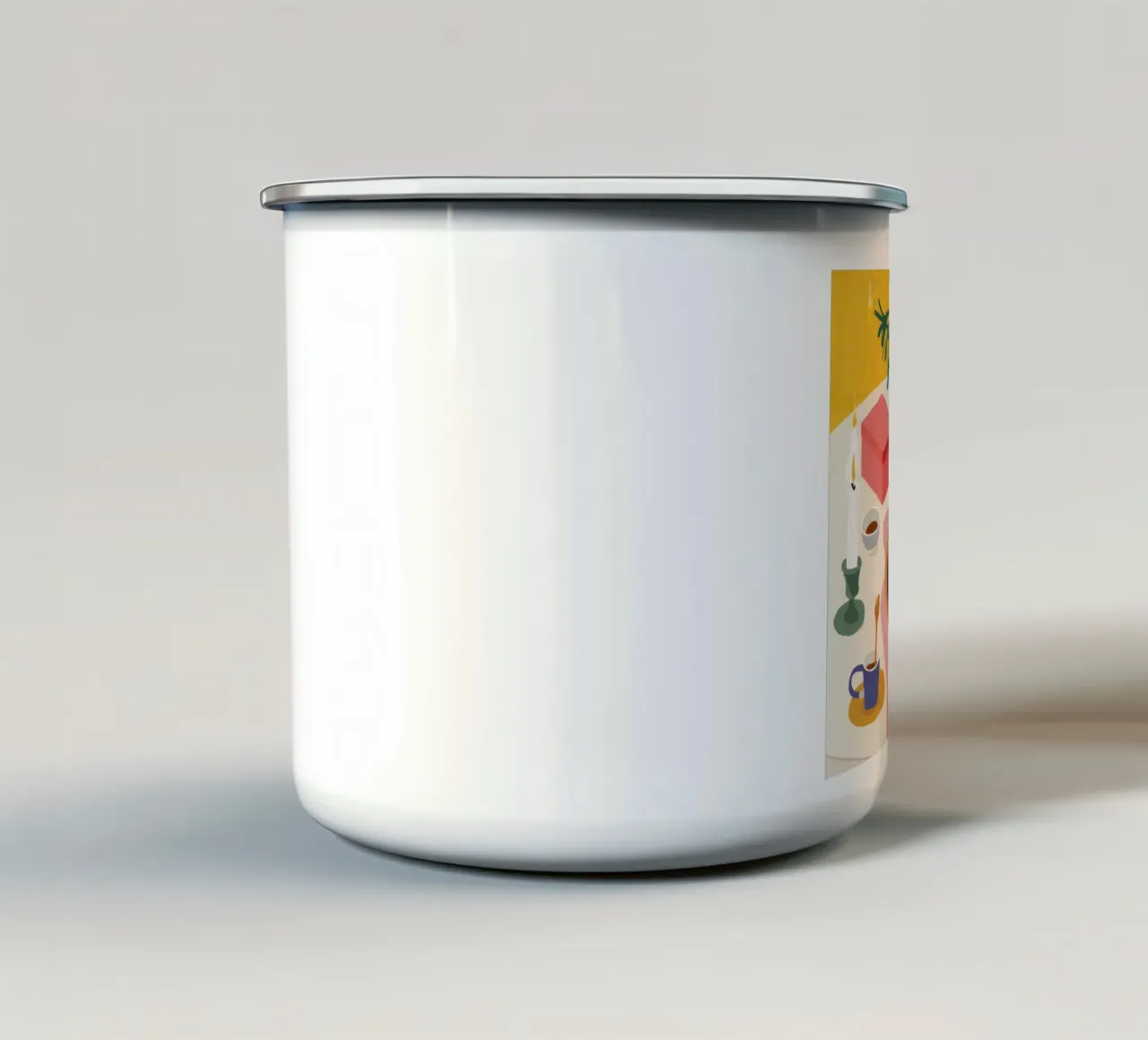 Rituale del caffè mattutino tazza in smalto da Chroma Haven