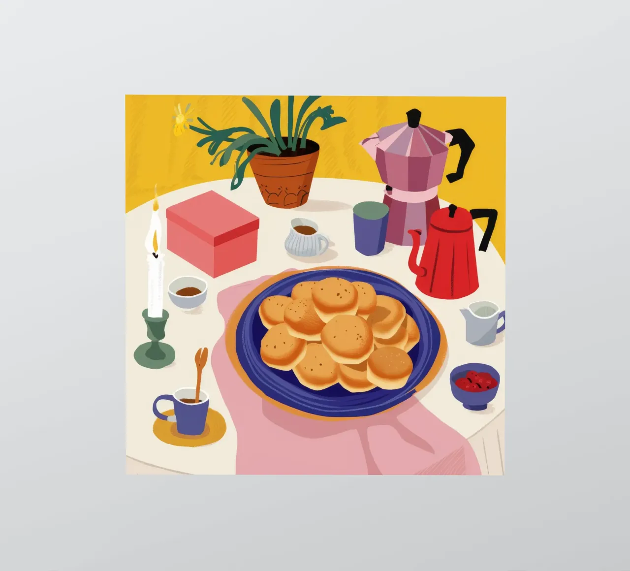 Morning Coffee Ritual sticker by Chroma Haven