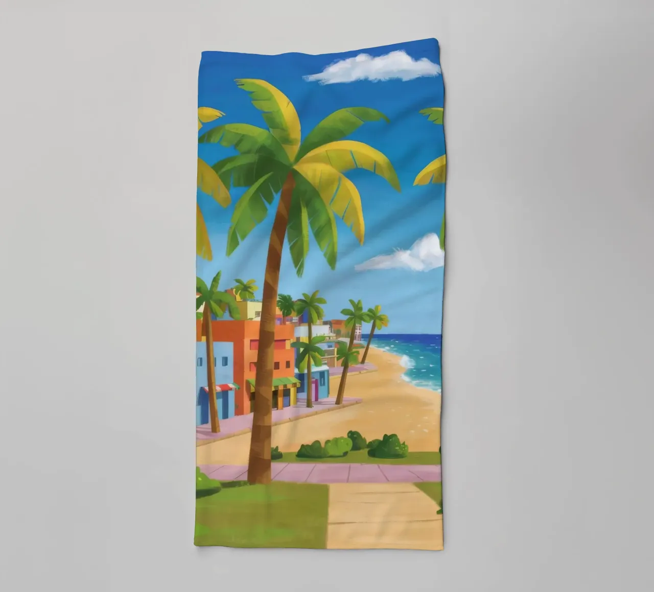 Sentiero di Palm Beach asciugamano da bagno da Chroma Haven
