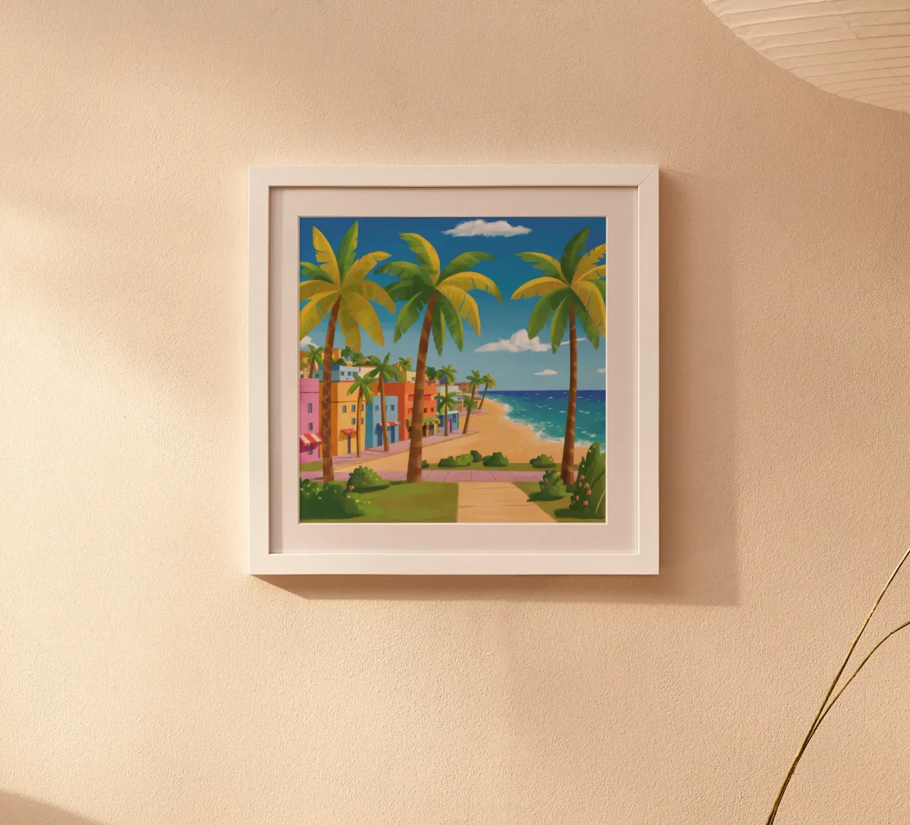 Sentiero di Palm Beach carta hahnemühle da Chroma Haven