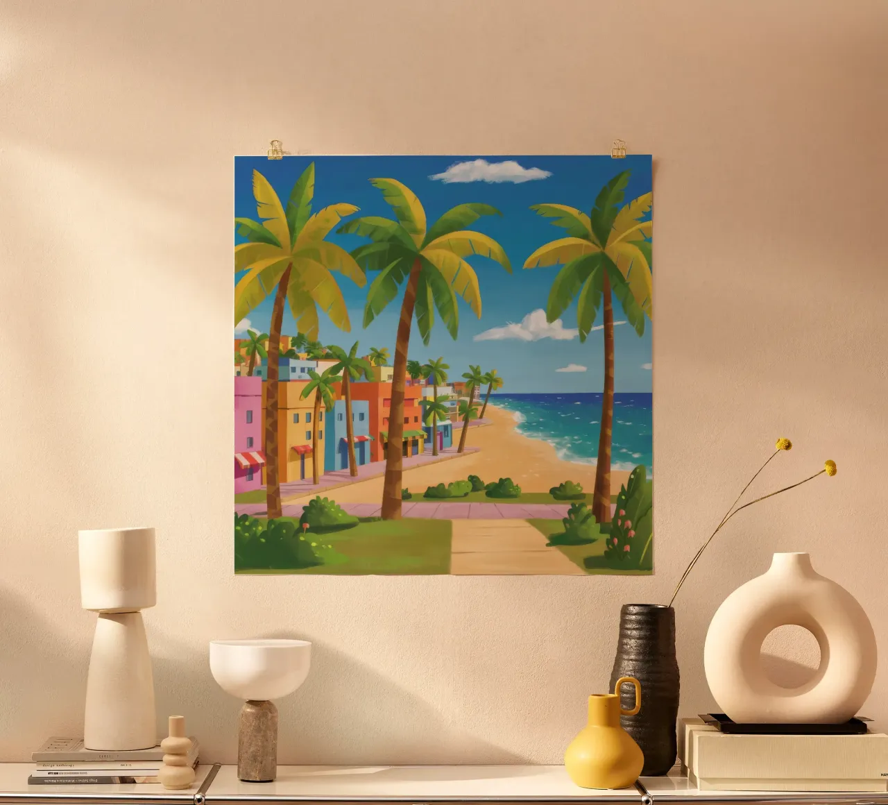 Sentiero di Palm Beach carta hahnemühle da Chroma Haven