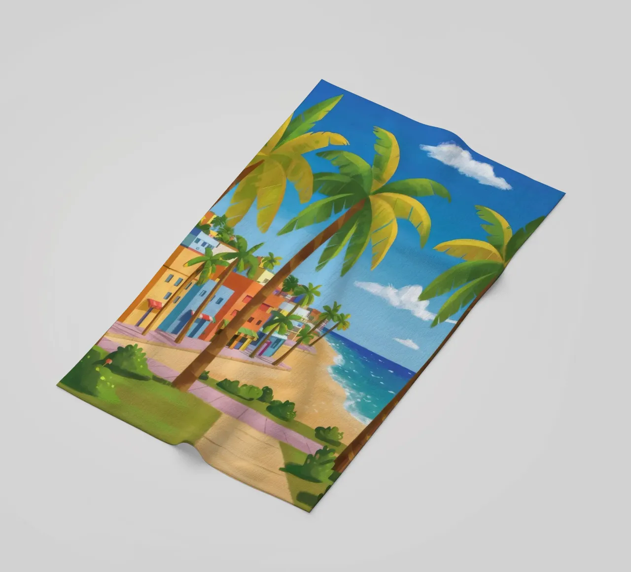 Sentiero di Palm Beach telo mare da Chroma Haven