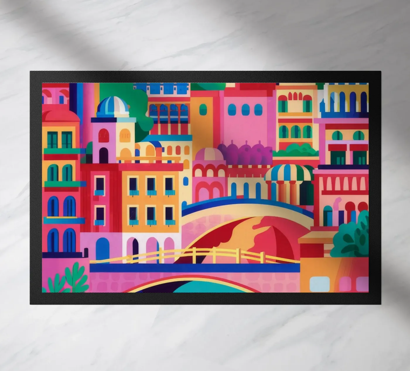Riverside Rainbow Town zerbino da Chroma Haven