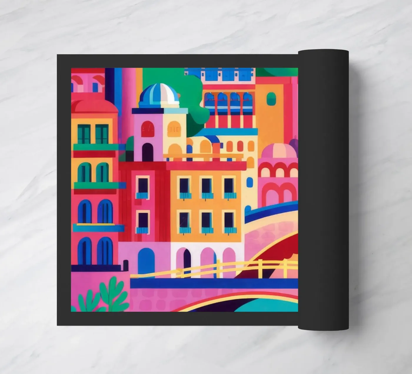 Riverside Rainbow Town zerbino da Chroma Haven