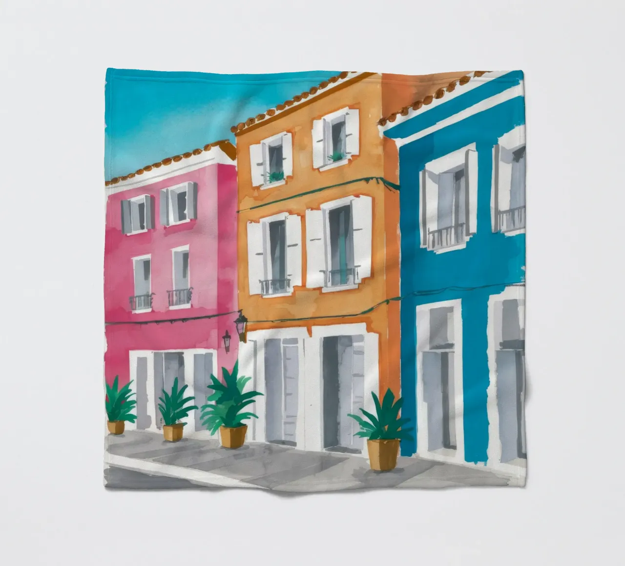 Prospettiva di Azure Street coperta in pile da Chroma Haven