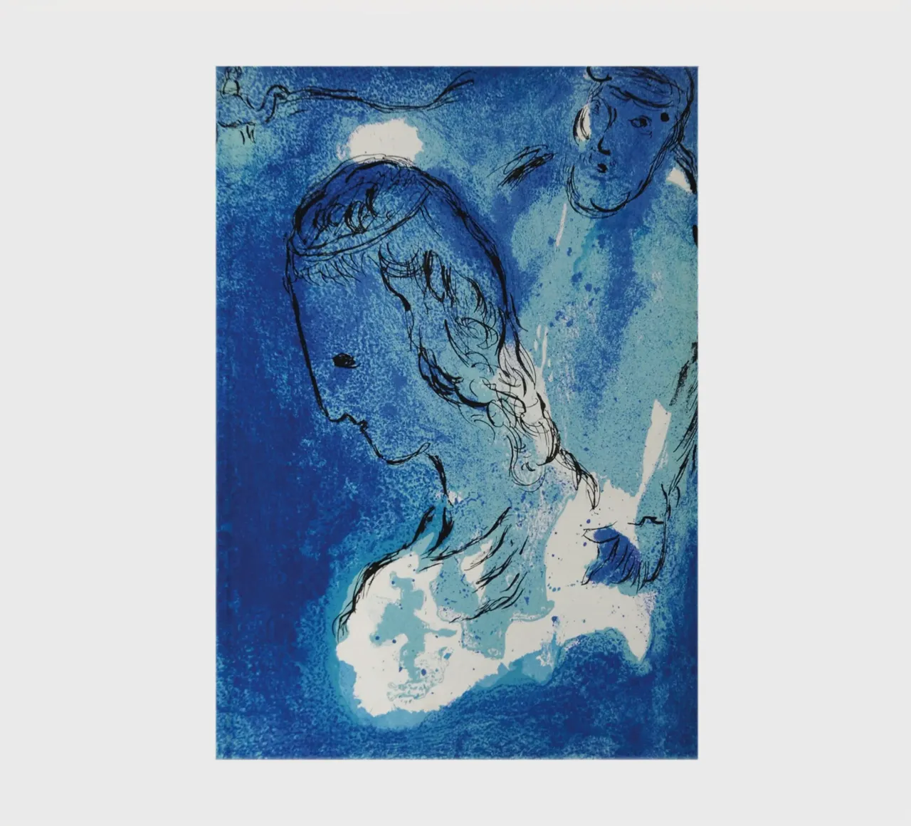 Abraham et Sarah by Marc Chagall Bible notebook by MC Exhebition