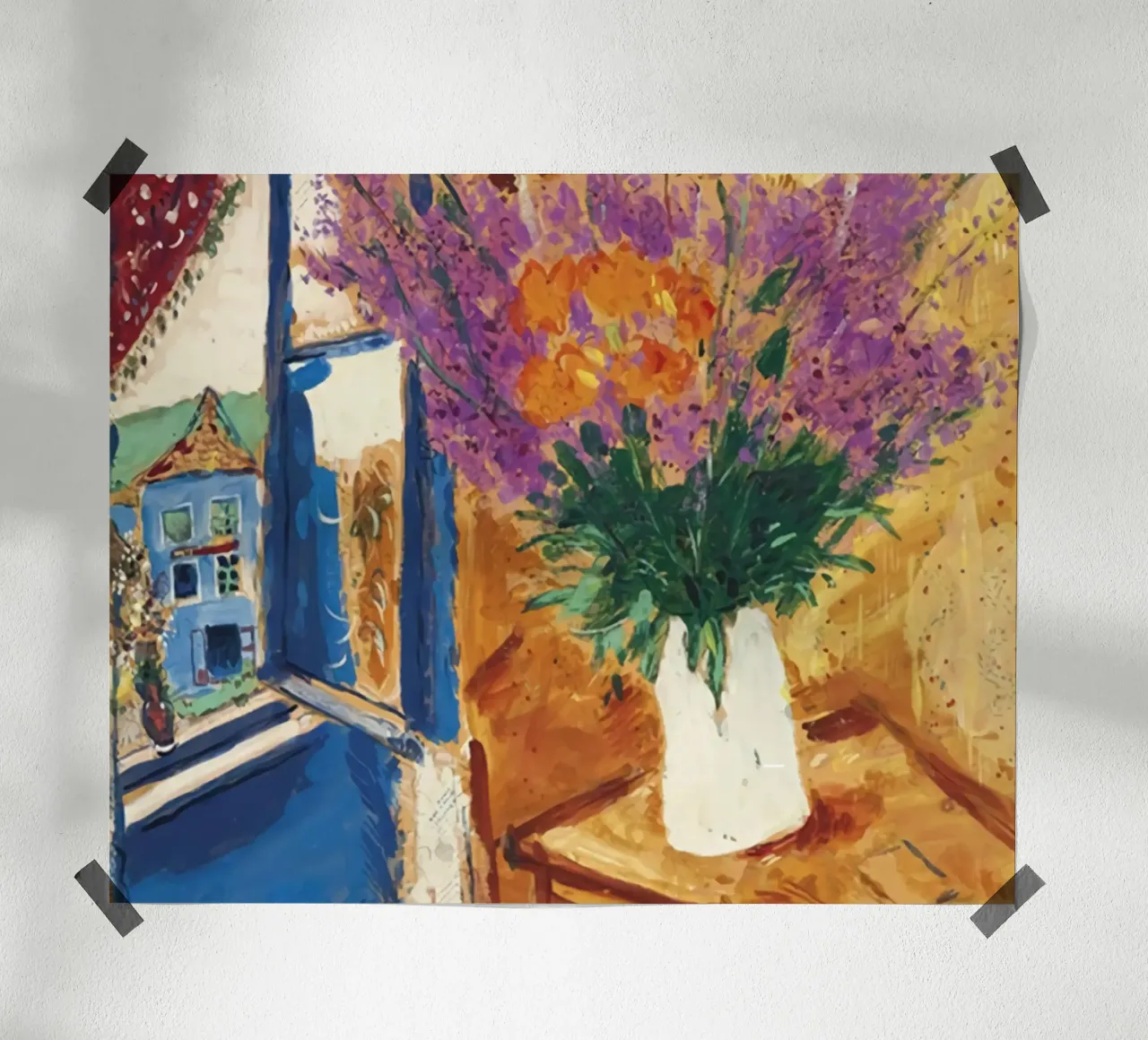 Fiore 11 di Marc Chagall da parete poster da MC Exhebition